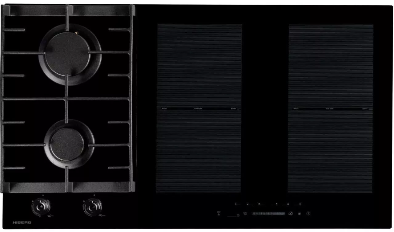 Комбинированная варочная поверхность HIBERG i-VM 9025 B RU